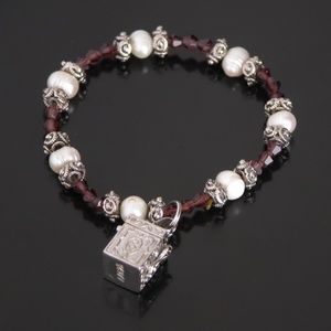 Pray Box Bracelet AA925 Silver